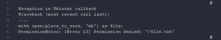 Fixing Python PermissionError Errno 13 Permission denied-1
