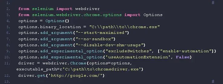 Selenium WebDriverException Message unknown error Chrome failed to start-7
