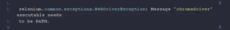 Solving Message ‘chromedriver’ executable needs to be in PATH-problem-banner-3